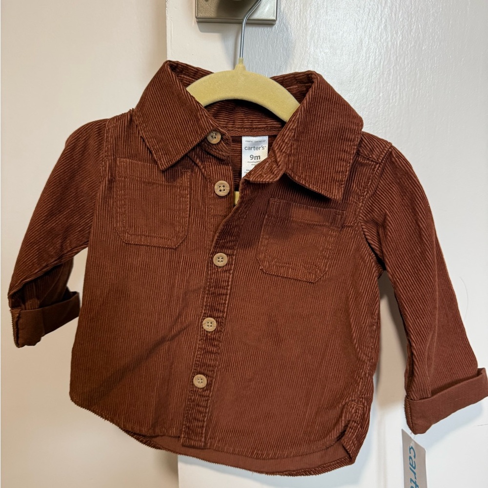 Carter's Chestnut Corduroy Shirt for Kids